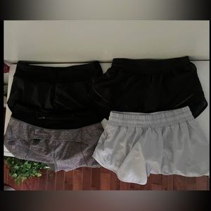 LOT OF LULULEMON SHORTS